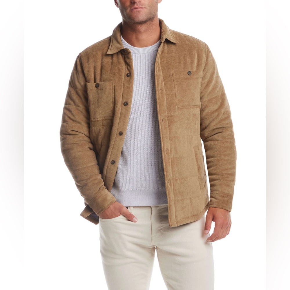 Weatherproof Men's Tan Shirt Jacket